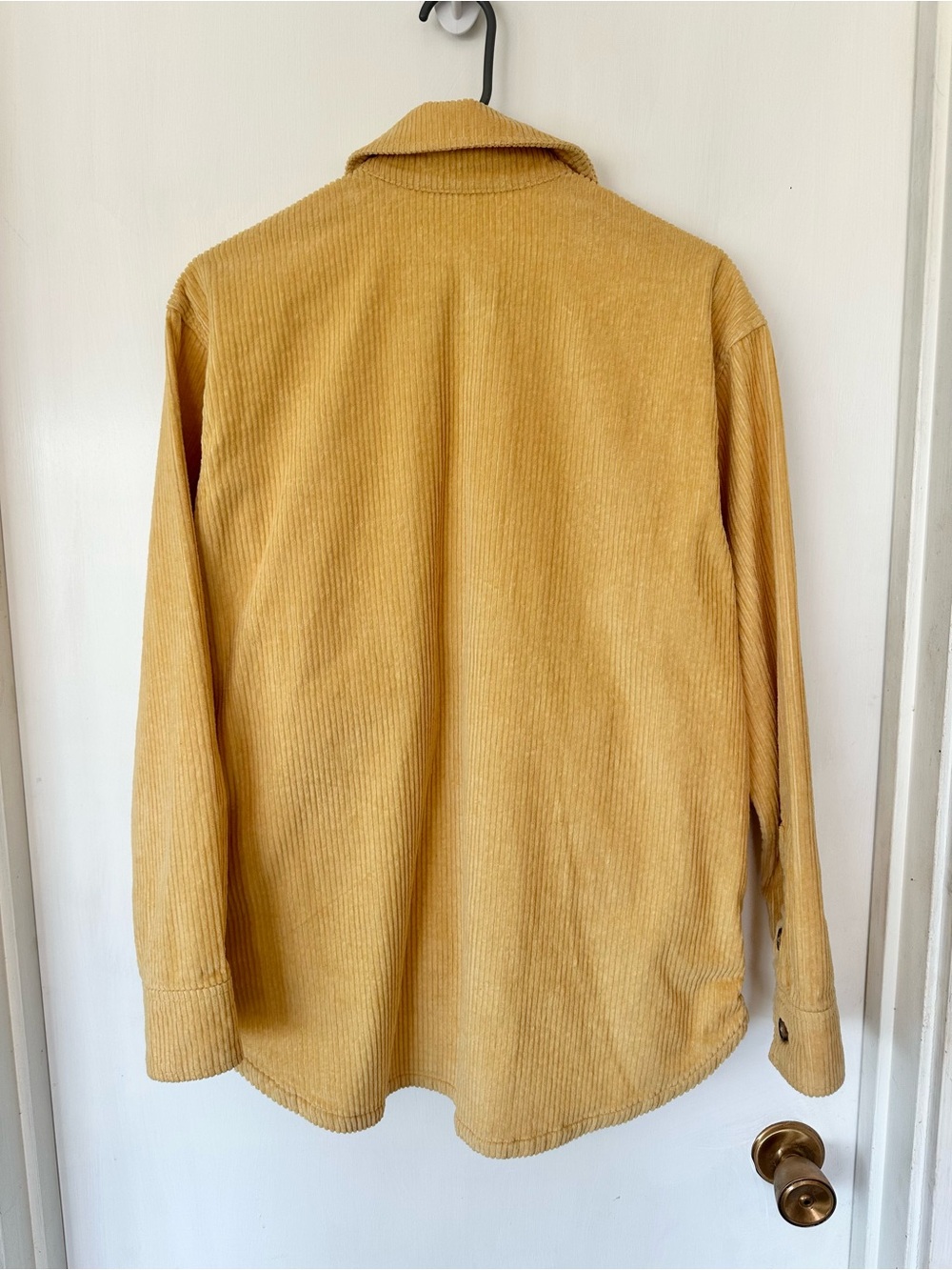 NWOT Patagonia Beeswax Yellow Corduroy Overshirt Jacket Shacket Size Small - Picture 5 of 7